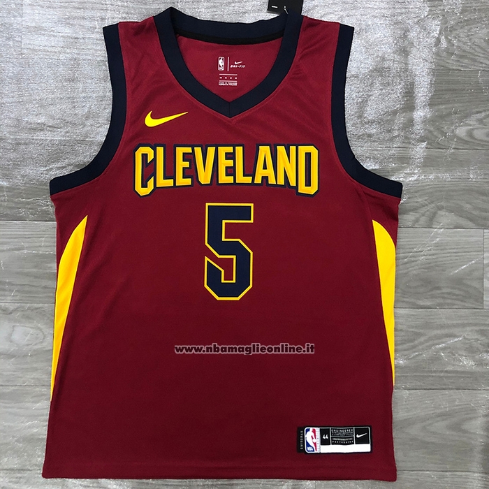 Maglia Cleveland Cavaliers Dennis Smith JR. #5 Icon 2018 Rosso